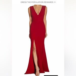 Dress the population Sandra gown